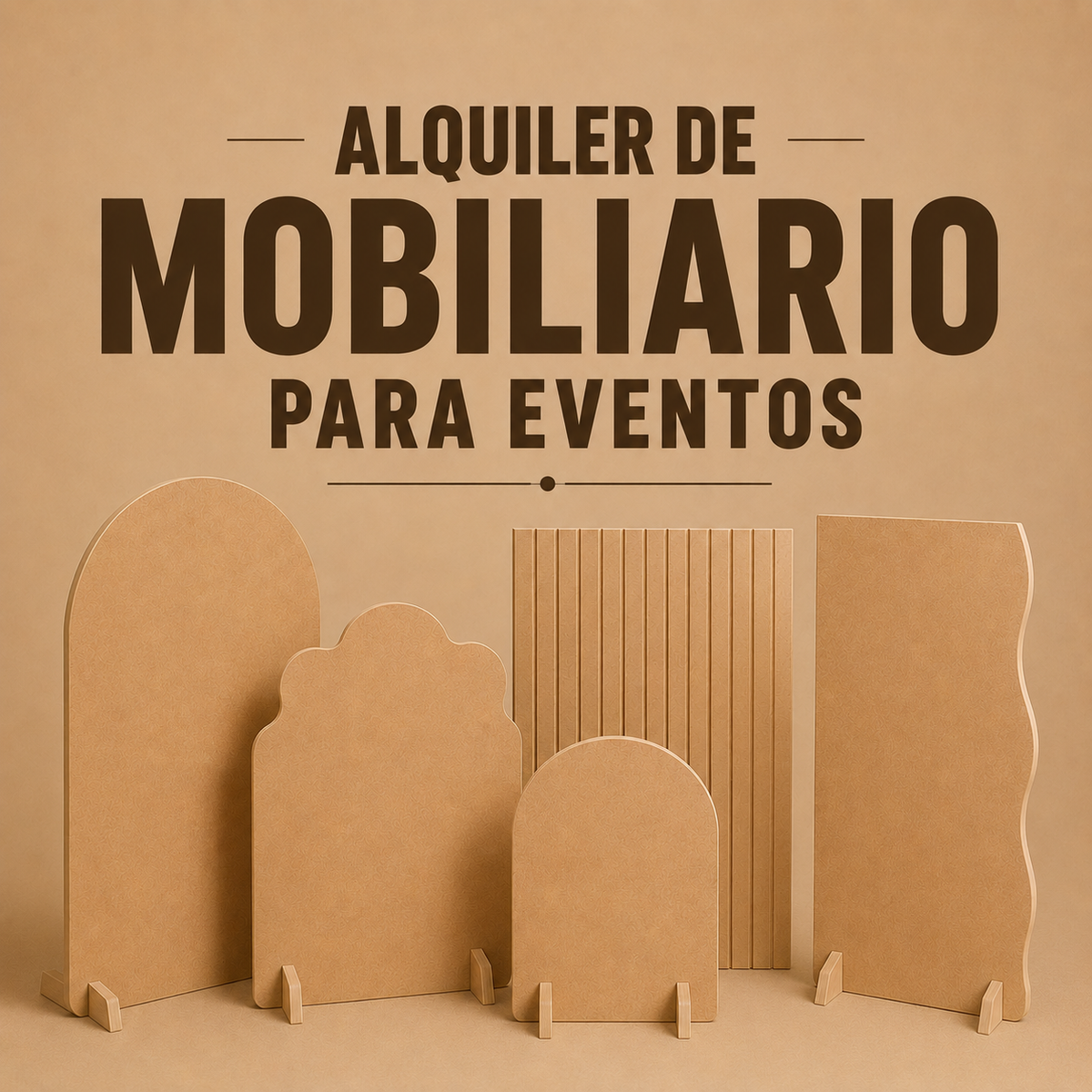 Alquiler de Mobiliario para Eventos