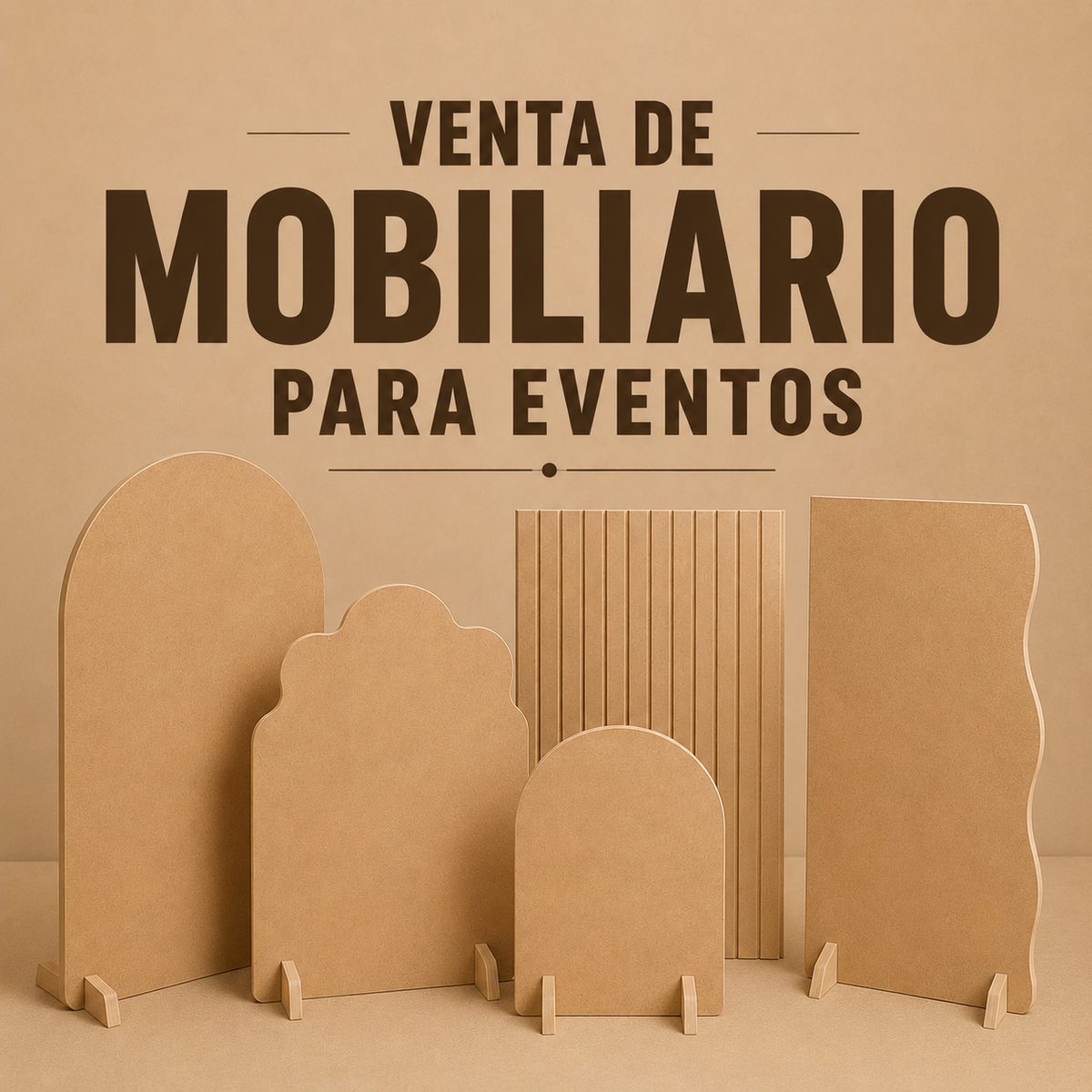 Paneles Decorativos en MDF para Eventos y Fondos Fotográficos