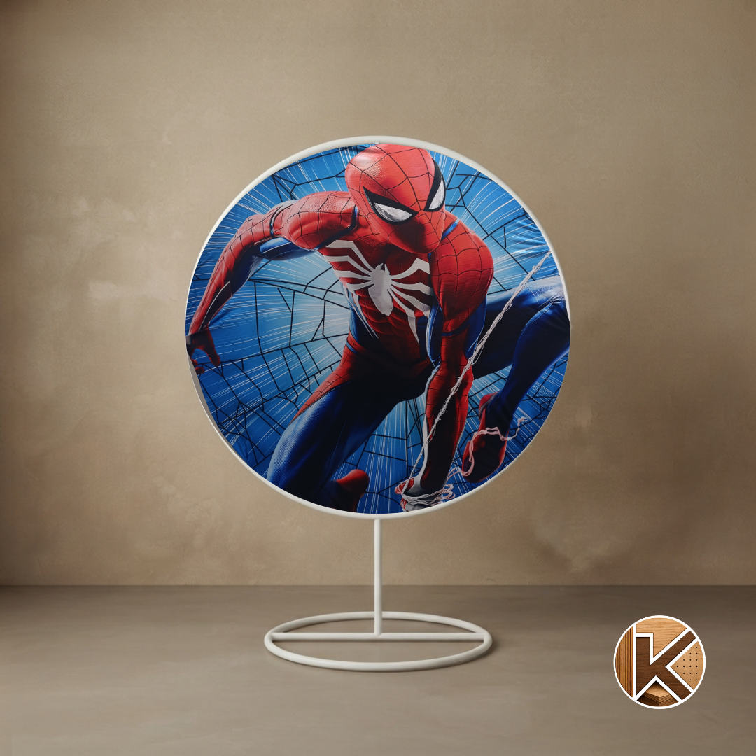 FUNDA REDONDA SPIDERMAN