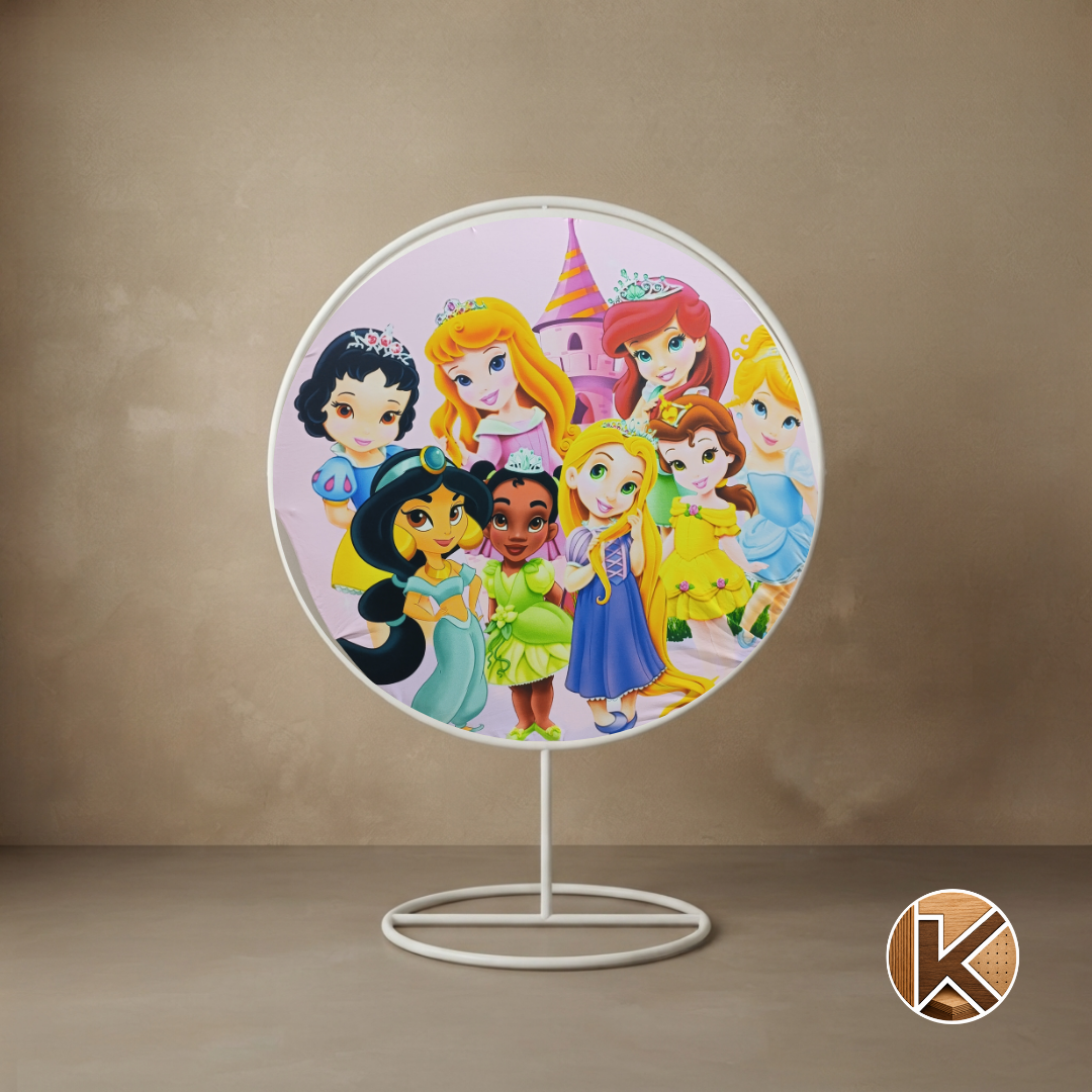 FUNDA REDONDA PRINCESAS NIÑAS