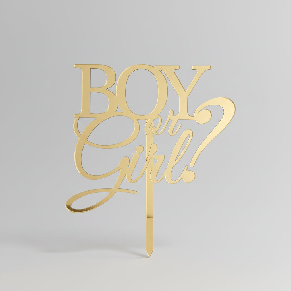 TOPPER GIRL OR BOY ACRILICO ESPEJO