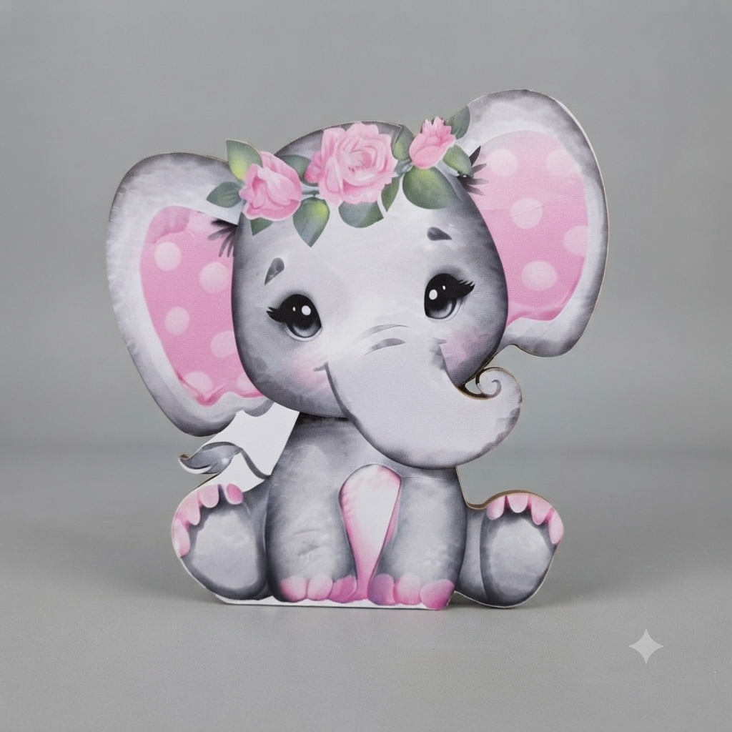 Tropezon Elefante tierno rosado