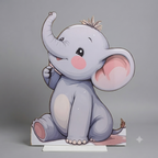 Tropezon elefante sentado
