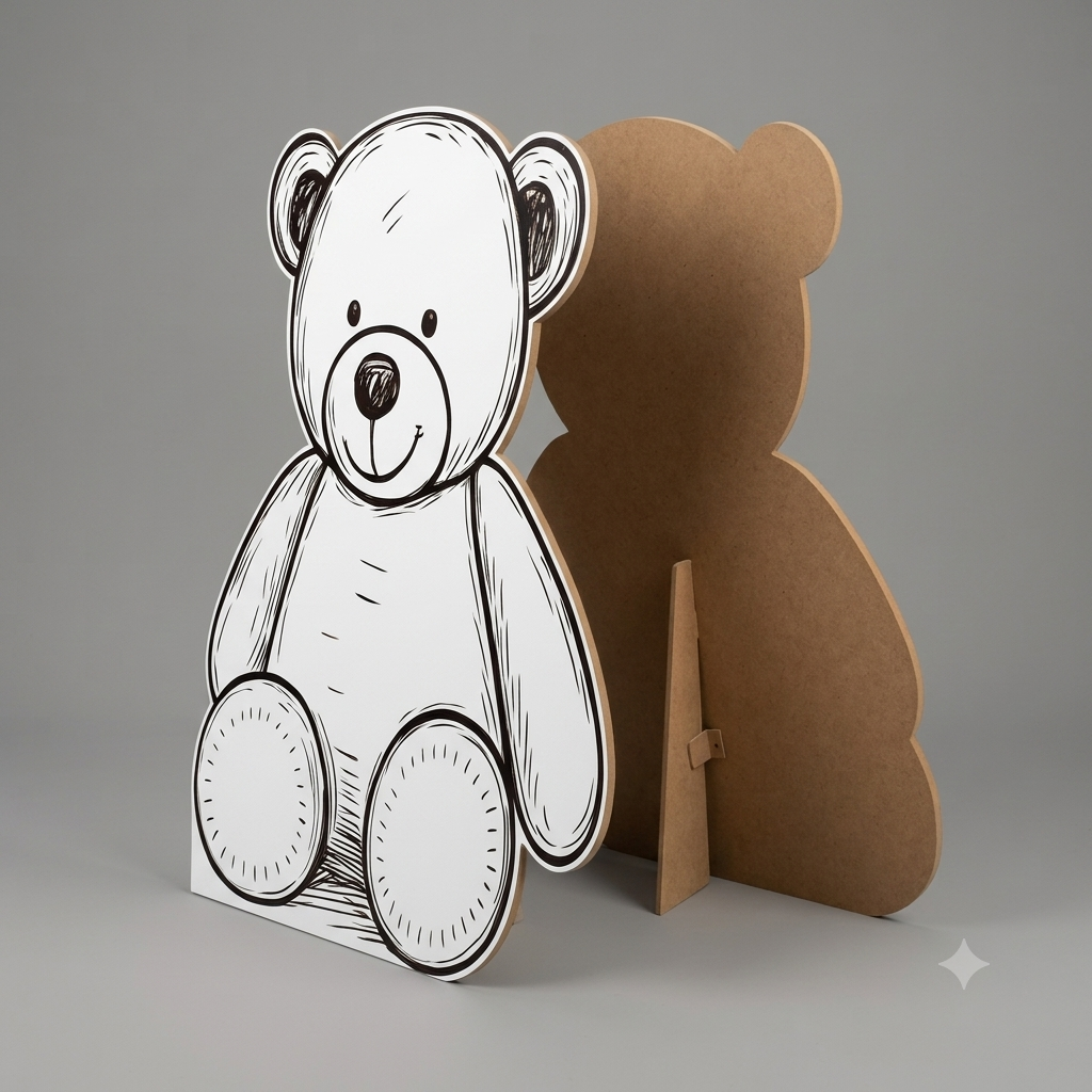 Tropezon Oso Blanco y negro